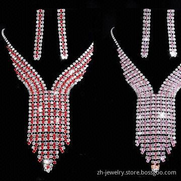 Wedding Chokers Necklace Jewelry, The Necklace Can Match the Earrings and Necklace and Rings